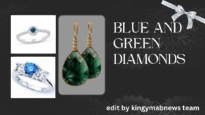 Blue and Green Diamonds