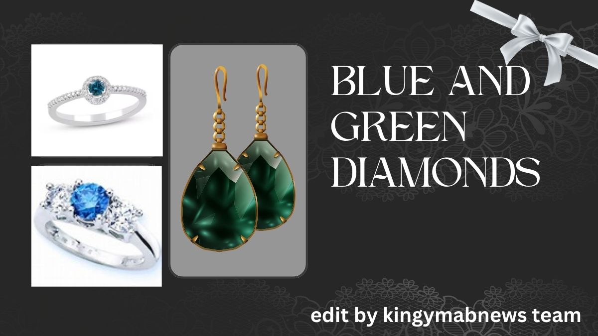 Blue and Green Diamonds